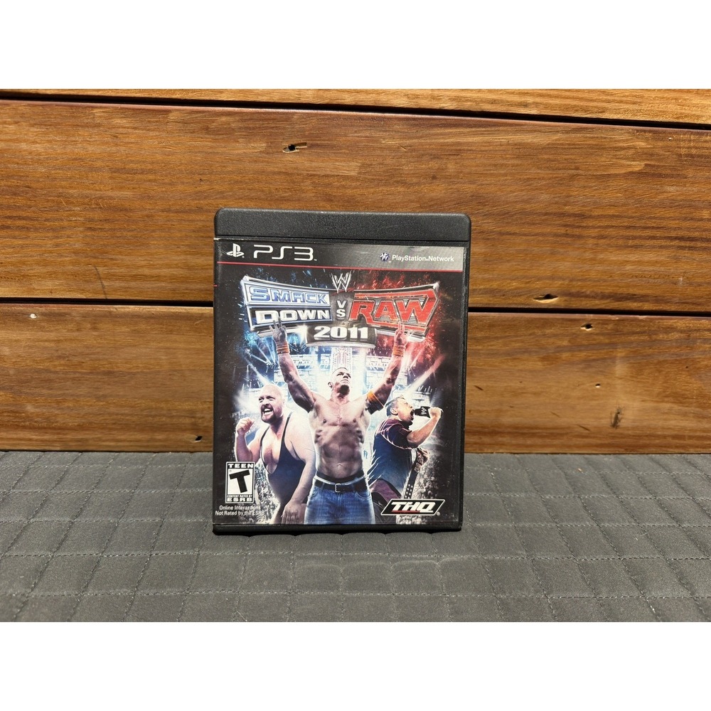 WWE SmackDown‎ vs. Raw 2011 (PlayStation 3, PS3, 2010) No Manual